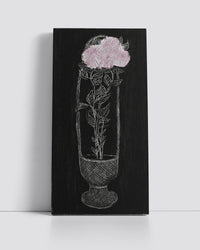 Chrysanthèmes roses dans une corbeille  by San Yu