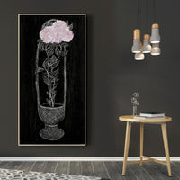 Chrysanthèmes roses dans une corbeille  by San Yu