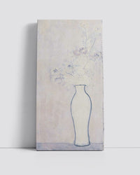 Chrysanthemums in a White Vase by San Yu