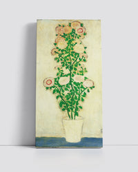 Chrysanthemums with Green Leaves by San Yu