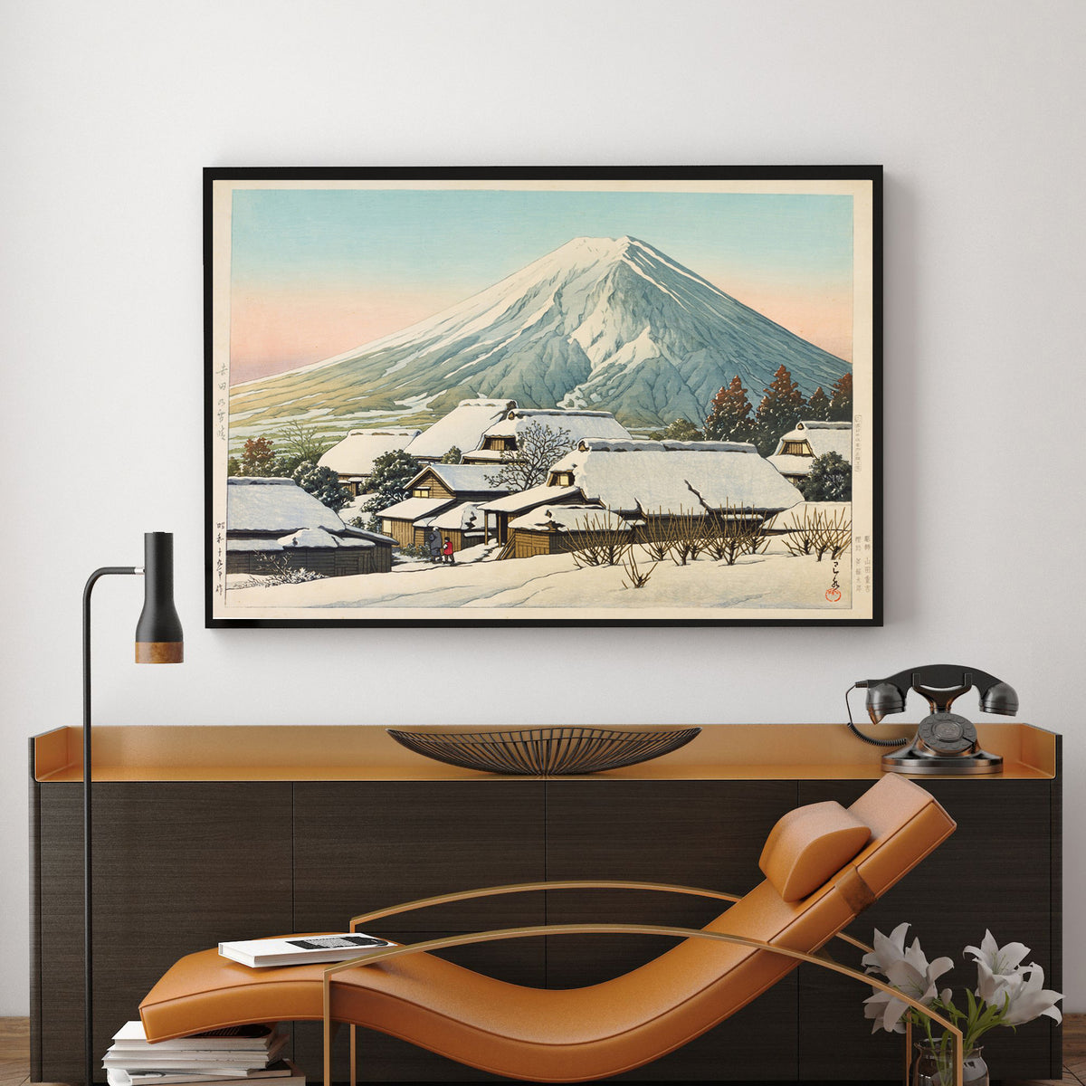 Clearing After a Snowfall by Kawase Hasui
