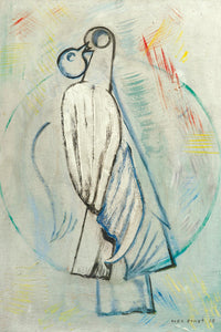 Couple Oiseaux  by Max Ernst