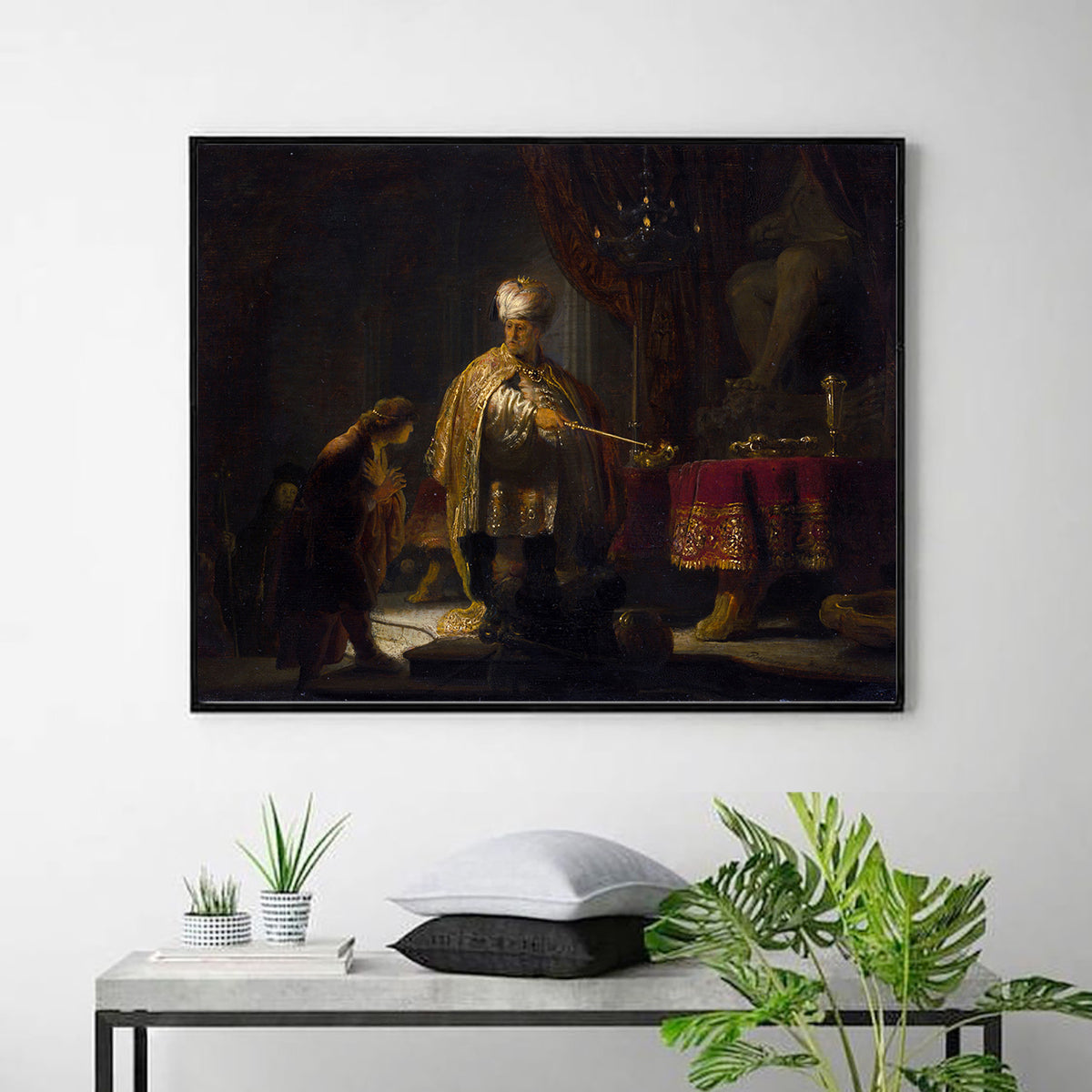 Daniel and Cyrus Before the Idol Bel by Rembrandt Harmenszoon van Rijn