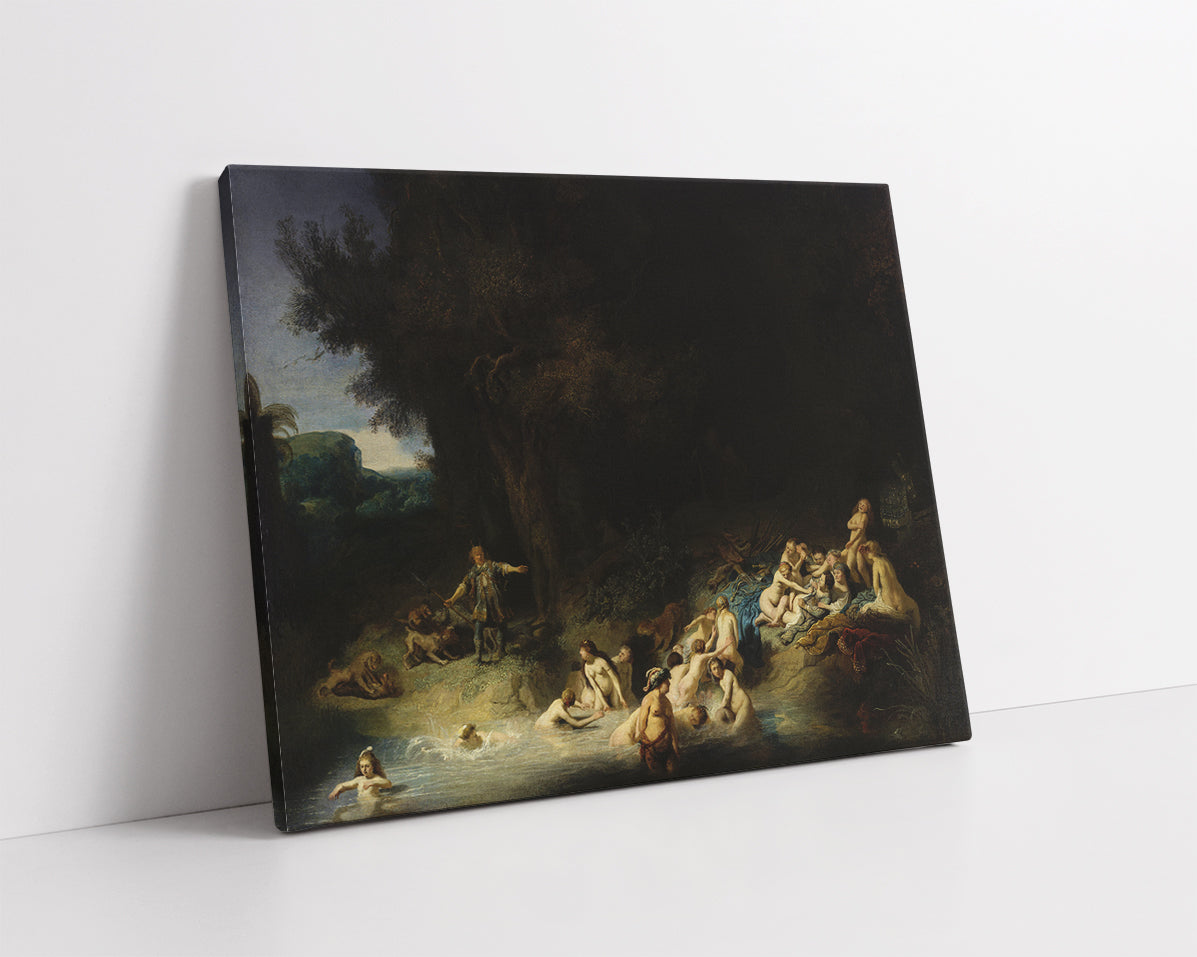 Diana and Her Nymphs Bathing, with Actaeon and Callisto by Rembrandt Harmenszoon van Rijn