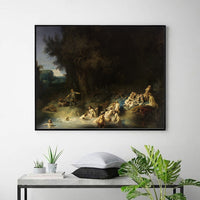 Diana and Her Nymphs Bathing, with Actaeon and Callisto by Rembrandt Harmenszoon van Rijn