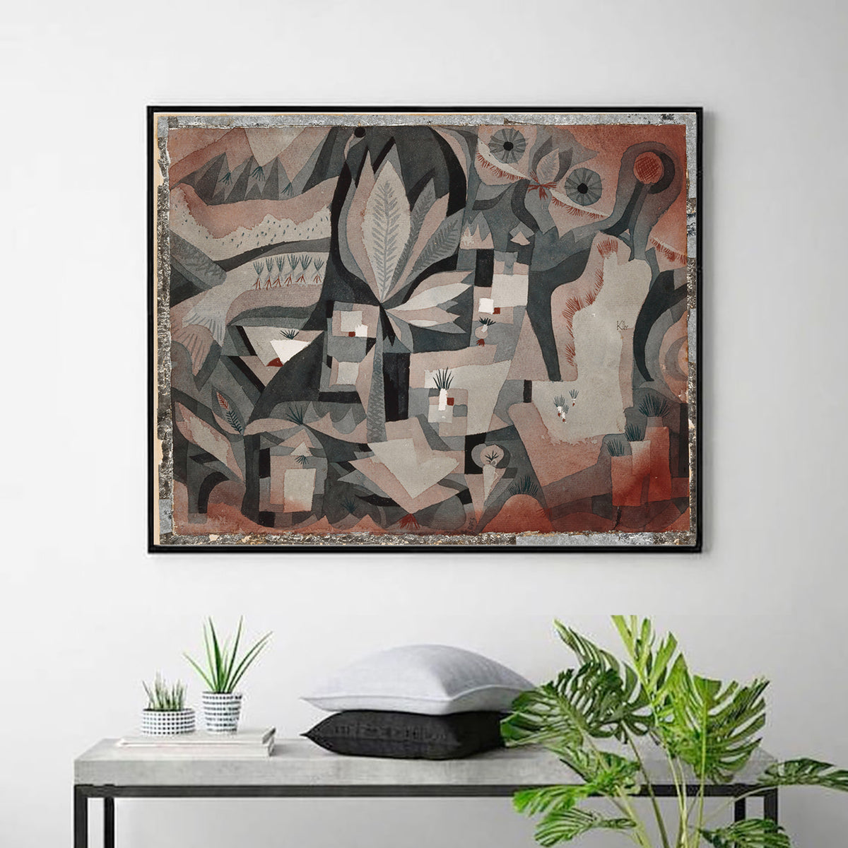 Dry cooler garden  by Paul Klee
