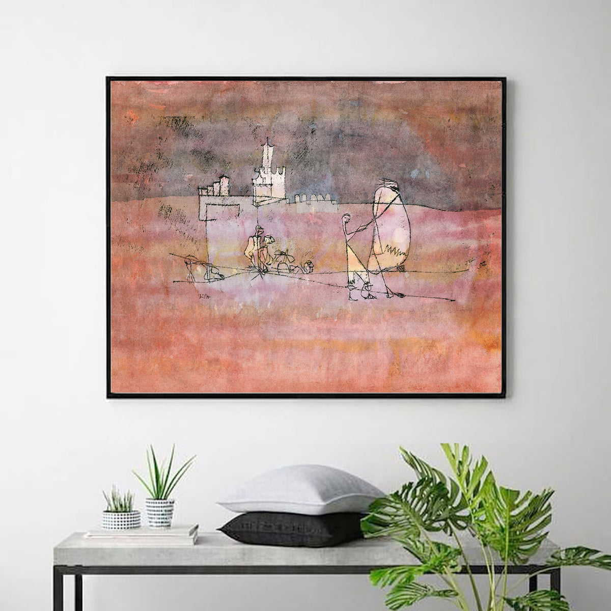 Episode Before an Arab Town  by Paul Klee