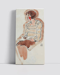 FEMME À LA BLOUSE RAYÉE by San Yu