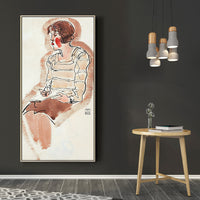FEMME À LA BLOUSE RAYÉE by San Yu
