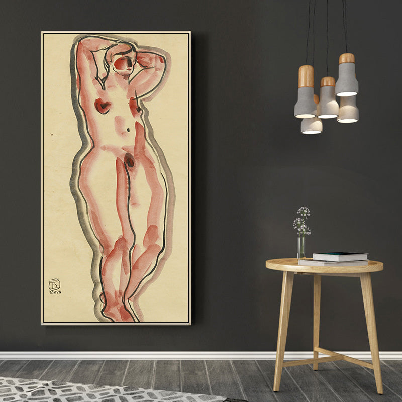FEMME AUX BRAS LEVÉS by San Yu