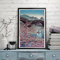 FOUR WOODBLOCK PRINTS  by Kawase Hasui