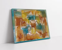 Fasçsade brown-green  by Paul Klee