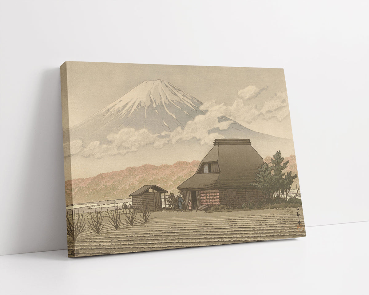 Fuji_vanaf_het_dorp_Narusawa_Narusawa_no_Fuji_ by Kawase Hasui