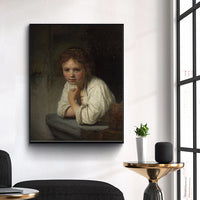 Girl At A Window by Rembrandt Harmenszoon van Rijn