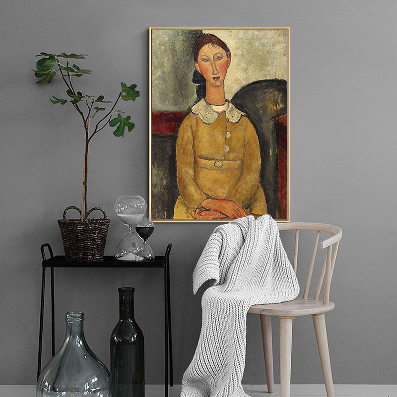 Girl in a Yellow Dress by Amedeo Modigliani