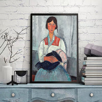 Gypsy Woman with Baby  by Amedeo Modigliani