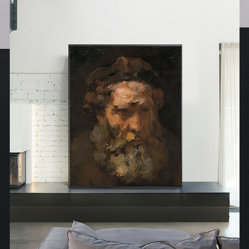 Head of Saint Matthew by Rembrandt Harmenszoon van Rijn