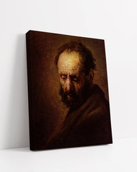 Head of a Bearded Man by Rembrandt Harmenszoon van Rijn
