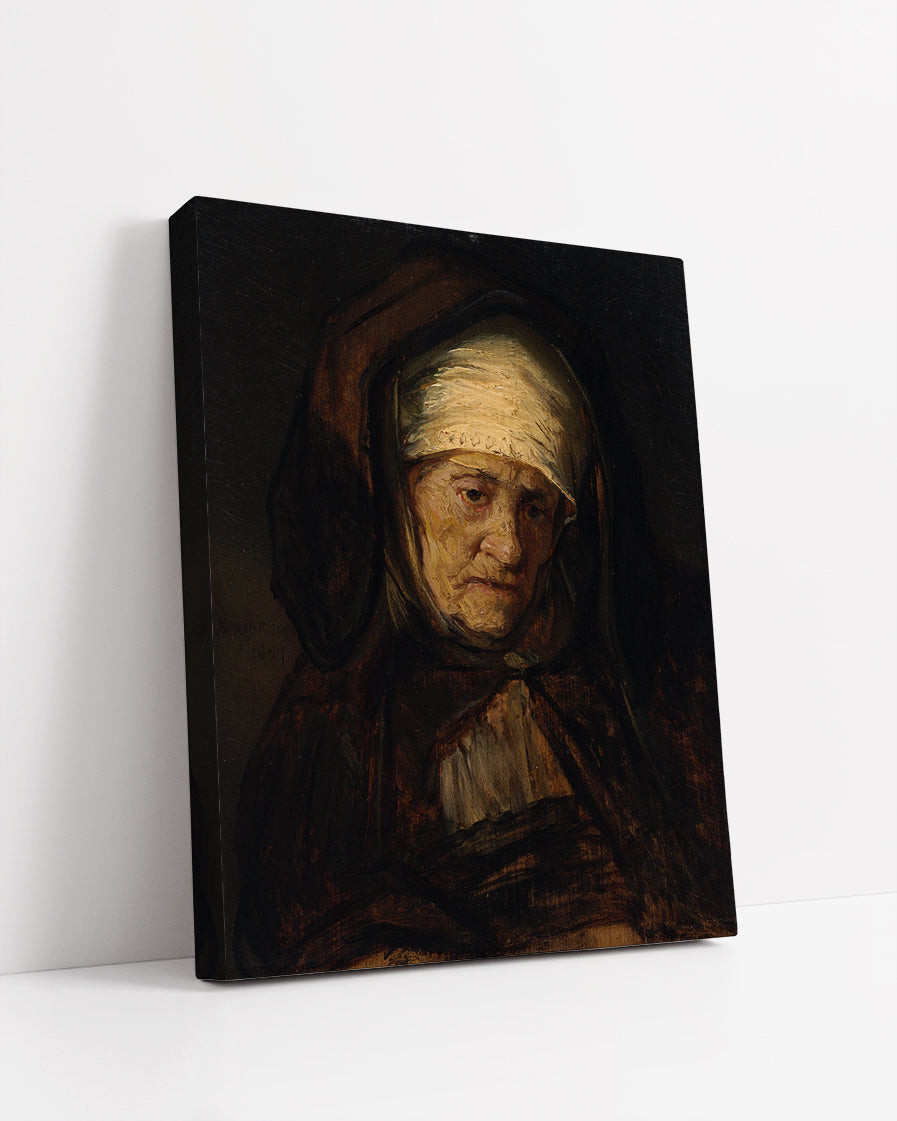 Head of an Aged Woman by Rembrandt Harmenszoon van Rijn