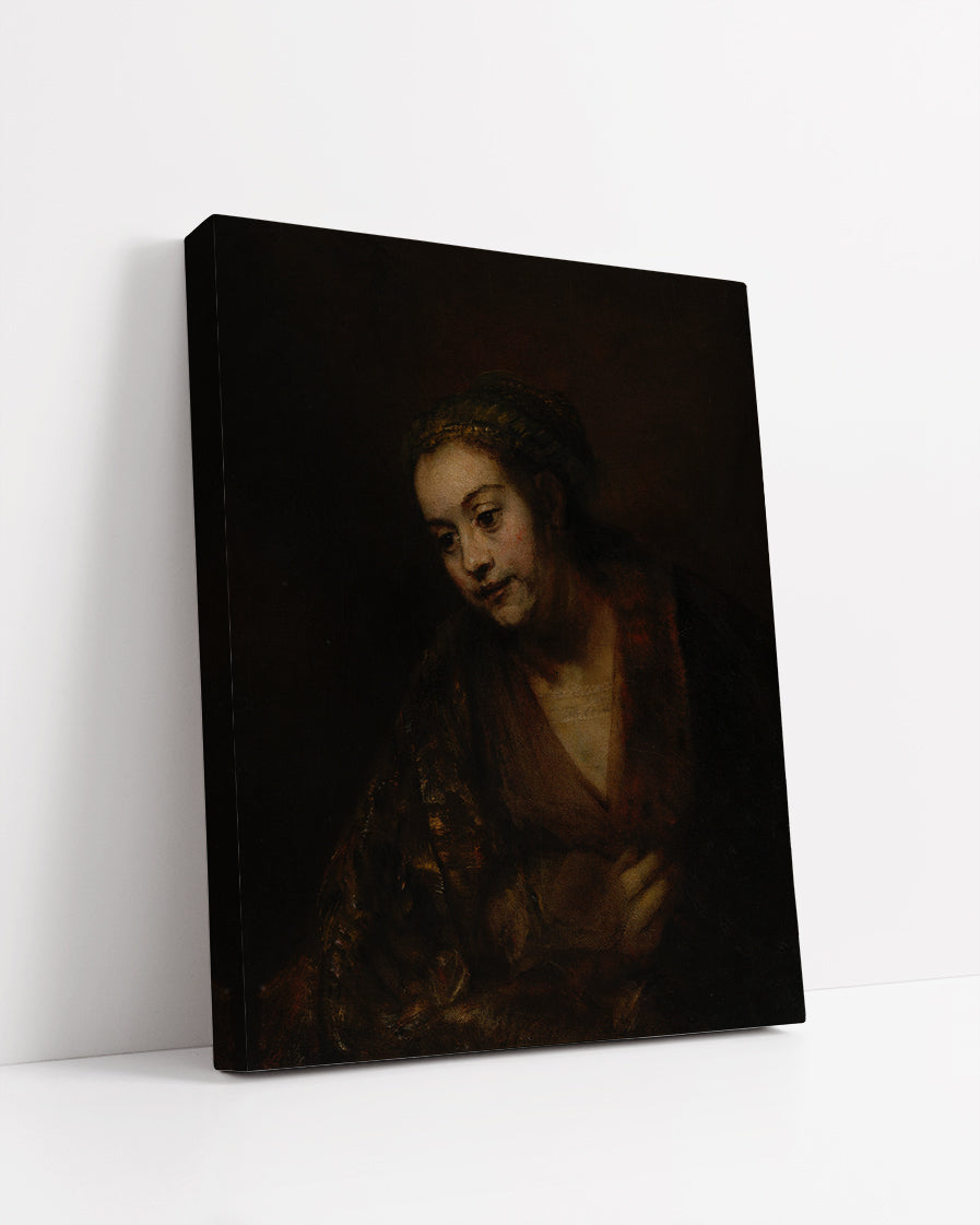 Hendrickje Stoffels  by Rembrandt Harmenszoon van Rijn