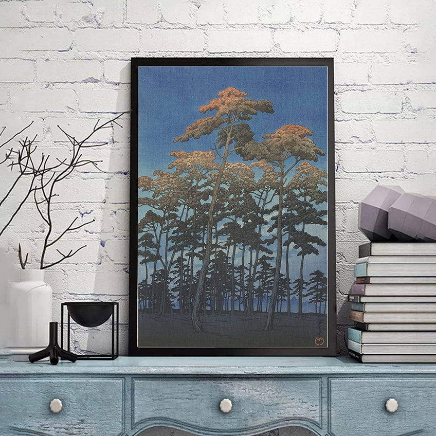 Hikawa_park_in_Omiya_Omiya_Hikawa_no_koen by Kawase Hasui