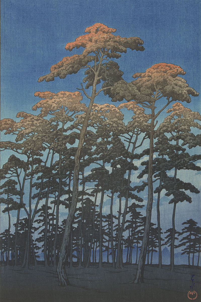 Hikawa_park_in_Omiya_Omiya_Hikawa_no_koen by Kawase Hasui