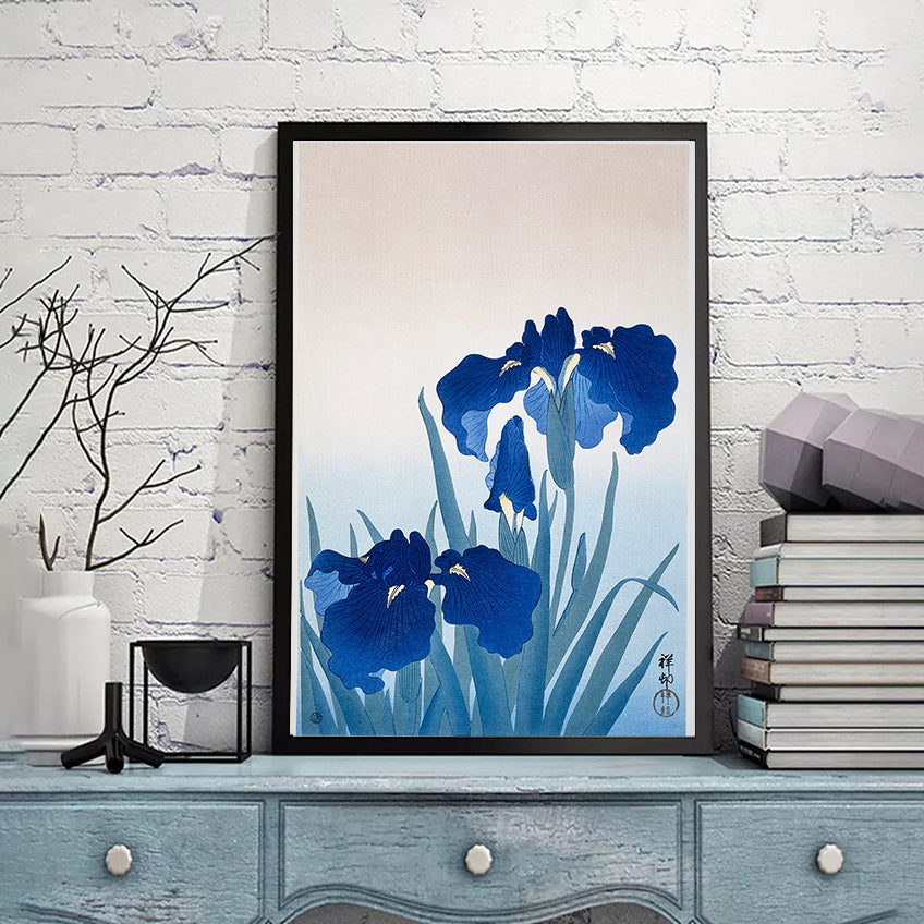 Iris flowers by Ohara Koson