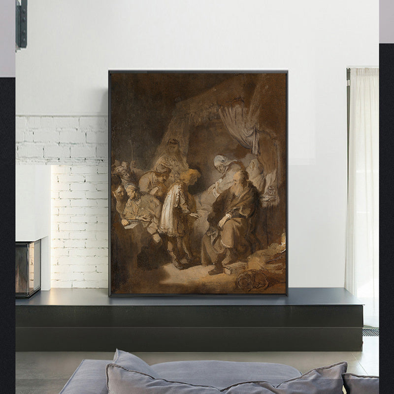 Joseph Relating His Dreams to His Parents and Brothers by Rembrandt Harmenszoon van Rijn