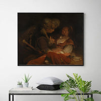 Judah and Tamar by Rembrandt Harmenszoon van Rijn