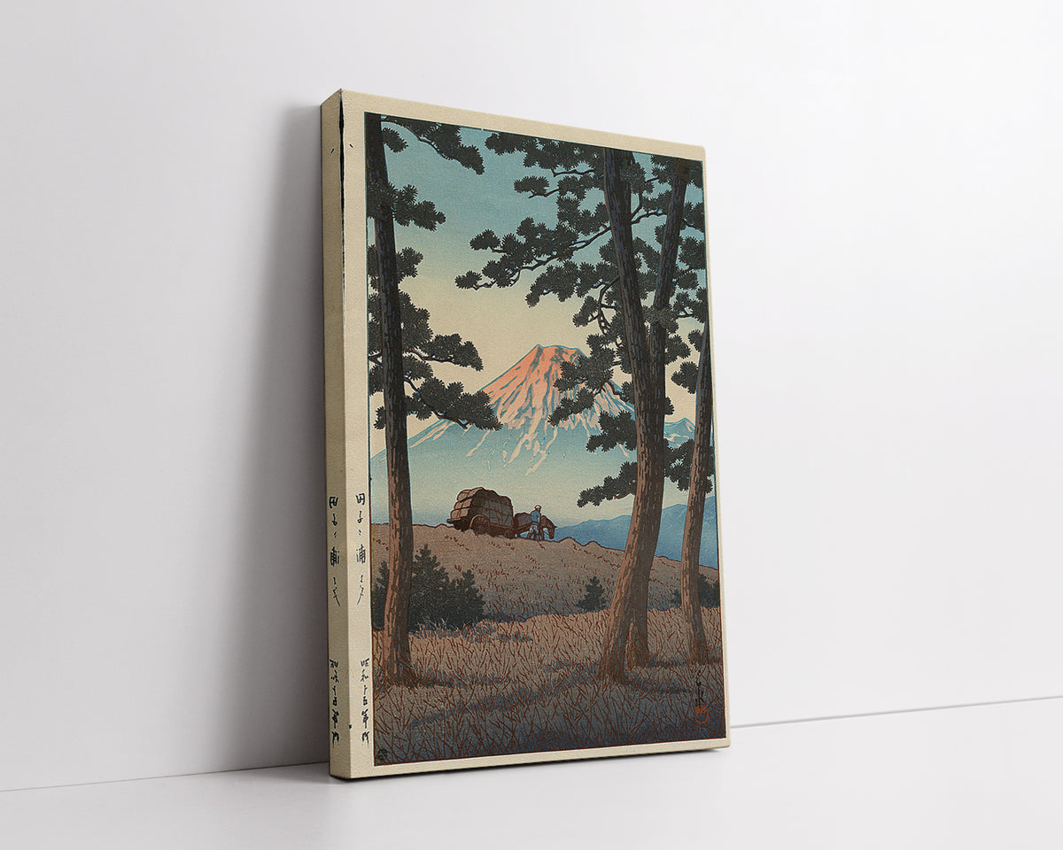 Selection_of_Views_of_the_Tokaido-Dusk_At_Taganoura_Beach by Kawase Hasui