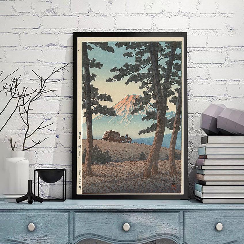 Selection_of_Views_of_the_Tokaido-Dusk_At_Taganoura_Beach by Kawase Hasui