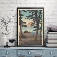 Selection_of_Views_of_the_Tokaido-Dusk_At_Taganoura_Beach by Kawase Hasui