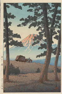 Selection_of_Views_of_the_Tokaido-Dusk_At_Taganoura_Beach by Kawase Hasui