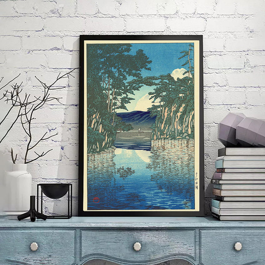 The_New_8_Best_Scenery_Of_Japan-Lake_Towada- by Kawase Hasui