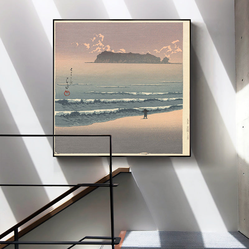 Shichirigahama-Seven Mile Beach by Kawase Hasui