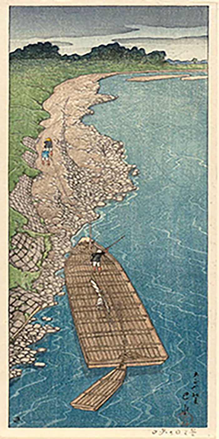 Yaguch by Kawase Hasui