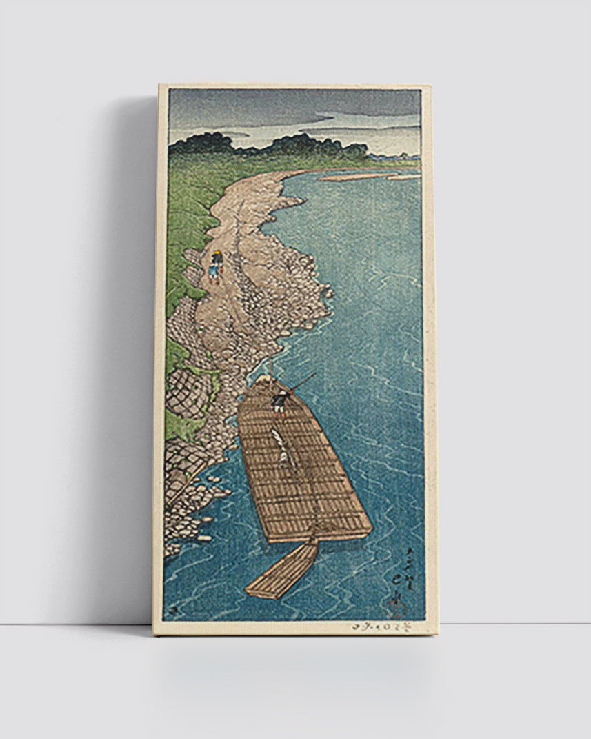 Yaguch by Kawase Hasui