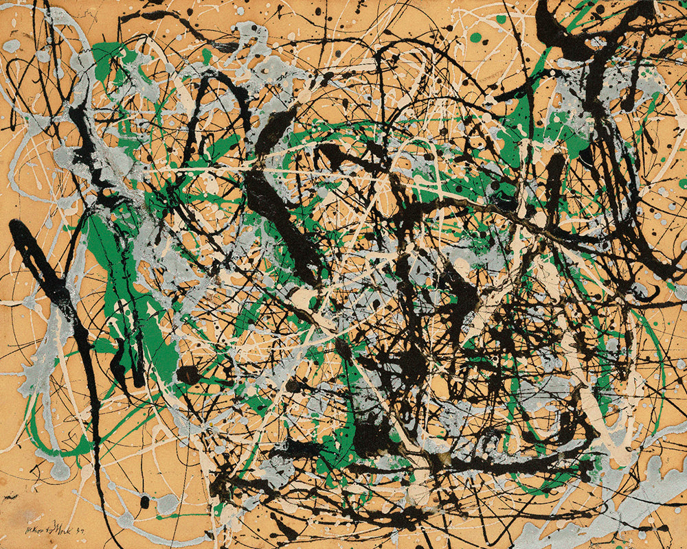【オリジナル】アートパネル No.17 Number 17 by Jackson Pollock – ArtsCart.com