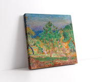 BORDS DE SEINE OR PAYSAGE ENSOLEILLé by Pierre Bonnard