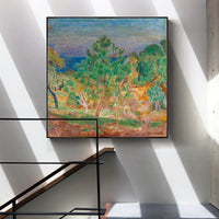BORDS DE SEINE OR PAYSAGE ENSOLEILLé by Pierre Bonnard