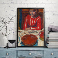 FEMME à TABLE by Pierre Bonnard