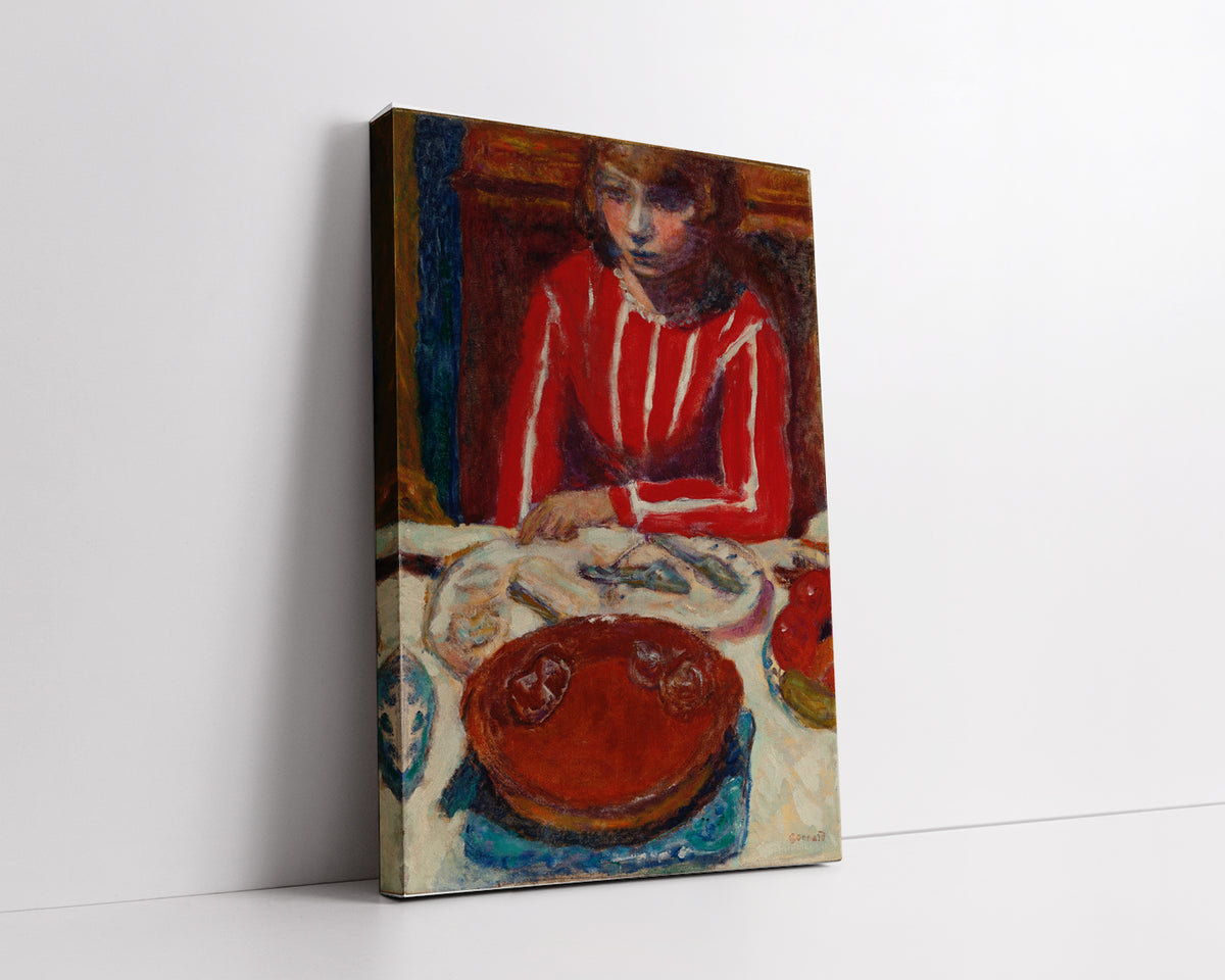 FEMME à TABLE by Pierre Bonnard