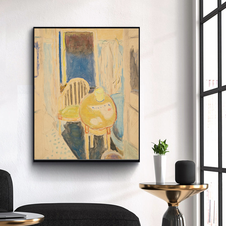 INTéRIEUR AU CANNET by Pierre Bonnard