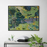 JARDIN à VERNON OR PAYSAGE AU BORD DE LA SEINE by Pierre Bonnard