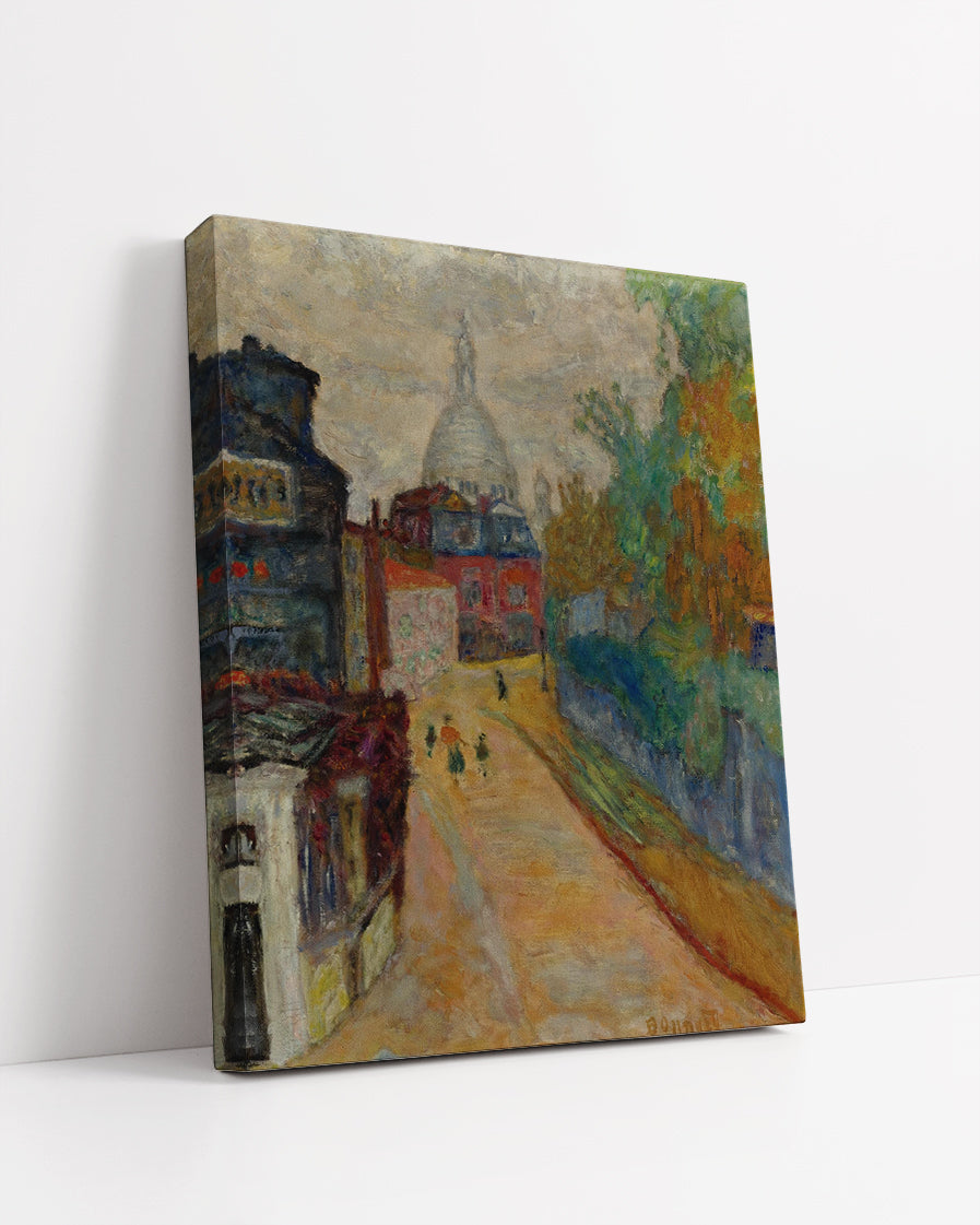 RUE à MONTMARTRE, LE SACRé-COEUR by Pierre Bonnard