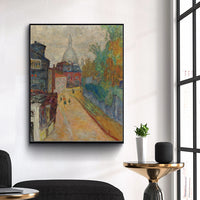 RUE à MONTMARTRE, LE SACRé-COEUR by Pierre Bonnard