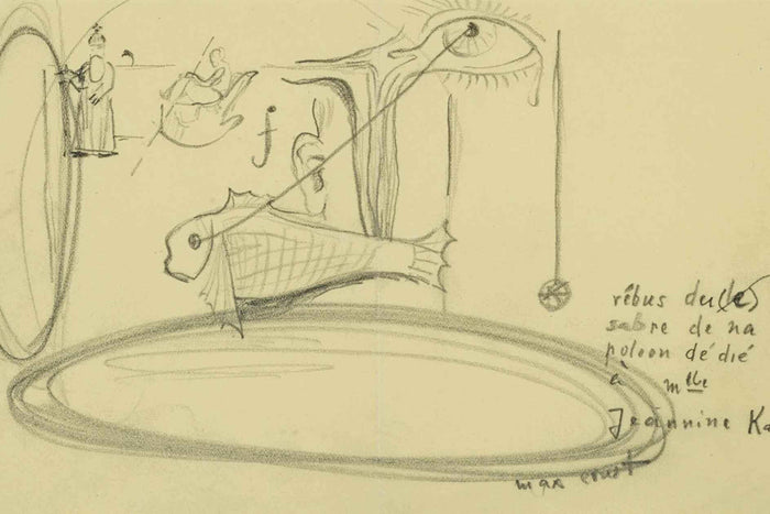 Rébus du (le) sabre de napoleon by Max Ernst