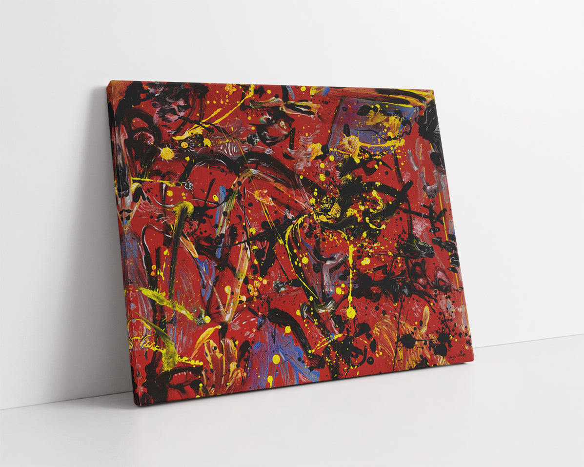 Red Composition by Jackson Pollock