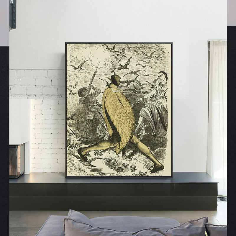 Rêve d'une petite fille qui voulut entrer au Carmel Marceline-Marie by Max Ernst