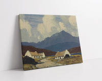 Roadside Cottages, below Mweelrea Mountain by Paul Henry